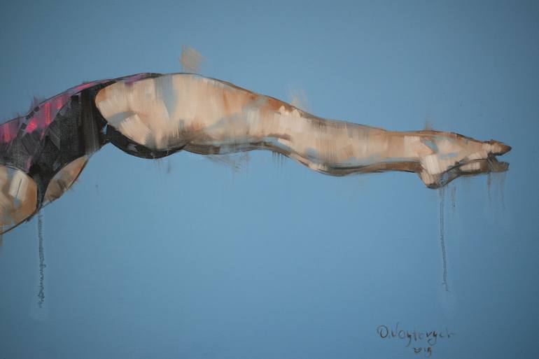 Original Figurative Sports Painting by Oleksandr Voytovych
