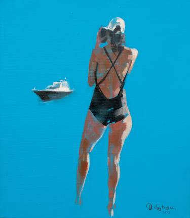 Print of Figurative Beach Paintings by Oleksandr Voytovych