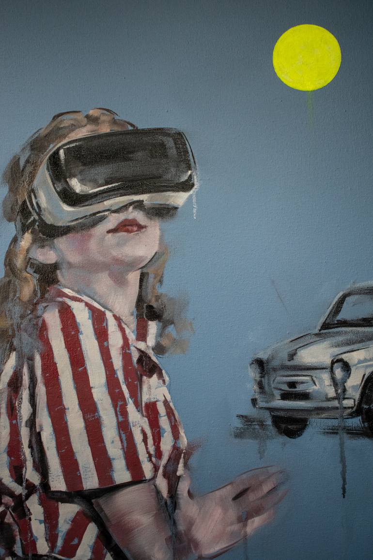 Original Conceptual People Painting by Oleksandr Voytovych