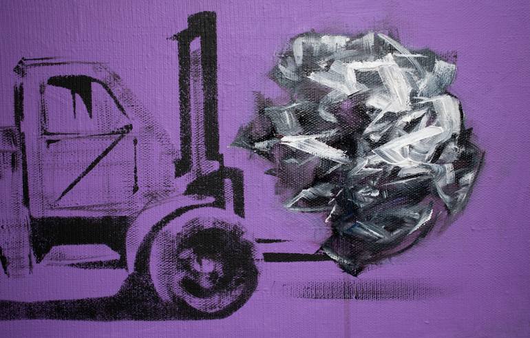 Original Figurative Car Painting by Oleksandr Voytovych