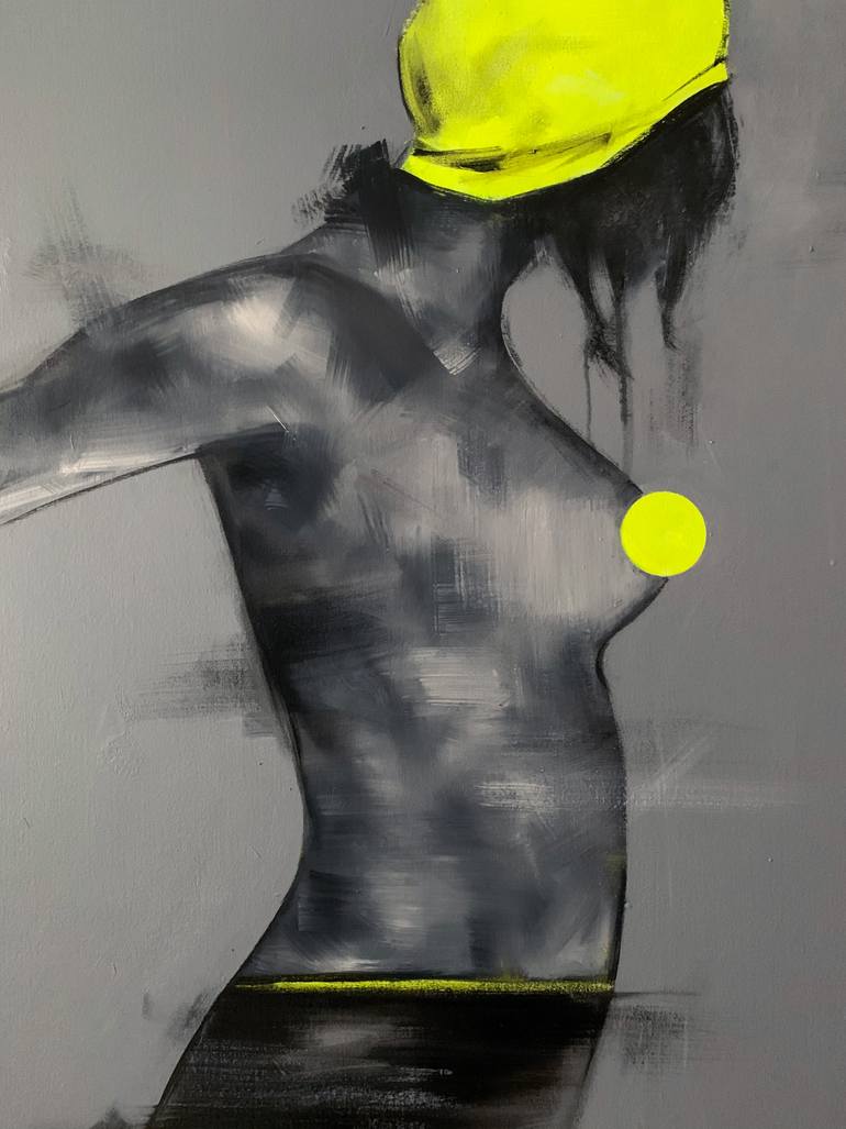 Original Conceptual Sport Painting by Oleksandr Voytovych