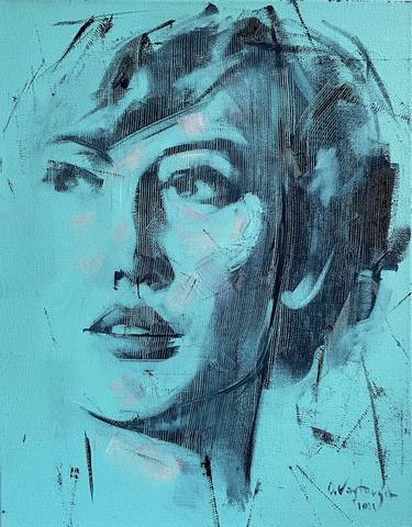 Print of Figurative Portrait Paintings by Oleksandr Voytovych