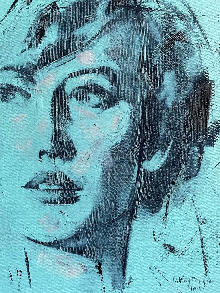 Original Figurative Portrait Painting by Oleksandr Voytovych