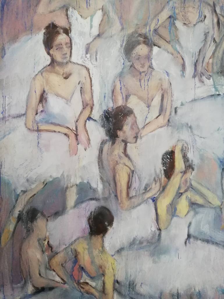 Original Modern People Painting by Tanya Dim