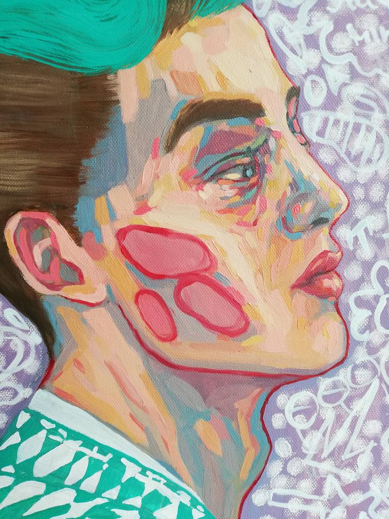 Original Abstract People Painting by Tanya Dim