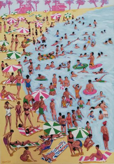 Print of Beach Paintings by Tanya Dim