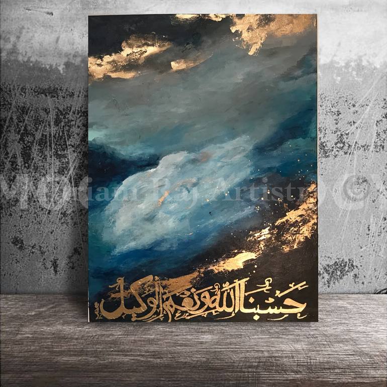 Original Fine Art Abstract Painting by Mariam Rajput