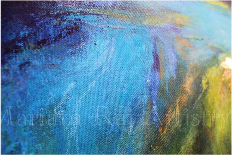 Original Abstract Expressionism Abstract Painting by Mariam Rajput