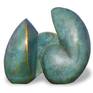 Spiral Forms 2- Abstract bronze sculpture