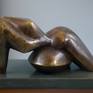 Reclining Figure #1- Abstract bronze sculpture (on stone base)| Stephen Williams