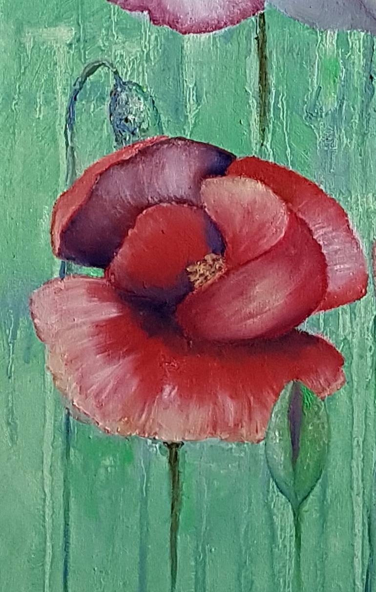 Original Fine Art Floral Painting by Mariia Titova