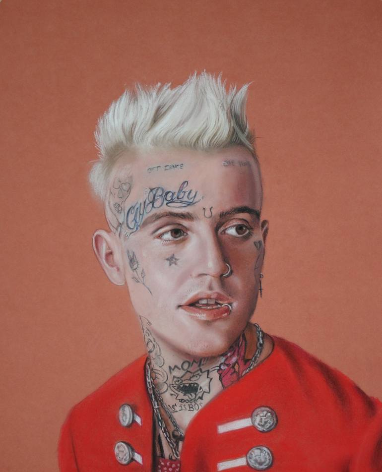 Lil Peep Painting by Andrey Antipin | Saatchi Art