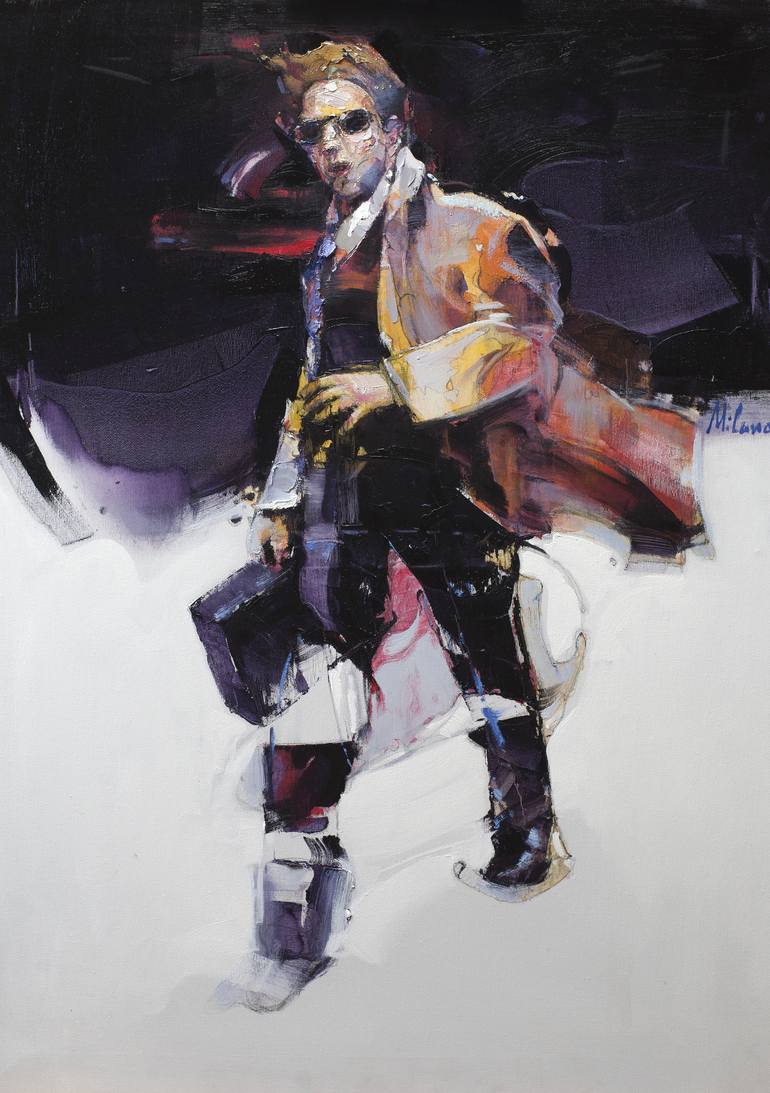 ' A busy man ' - Print