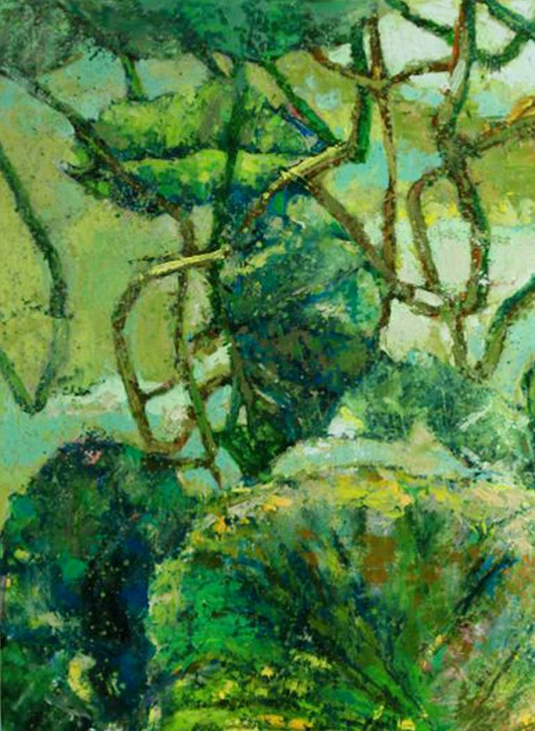 Original Expressionism Nature Painting by Viet Hung Vu