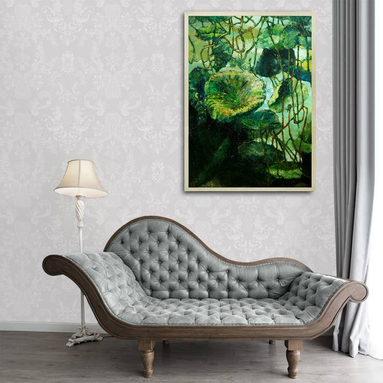Original Expressionism Nature Painting by Viet Hung Vu