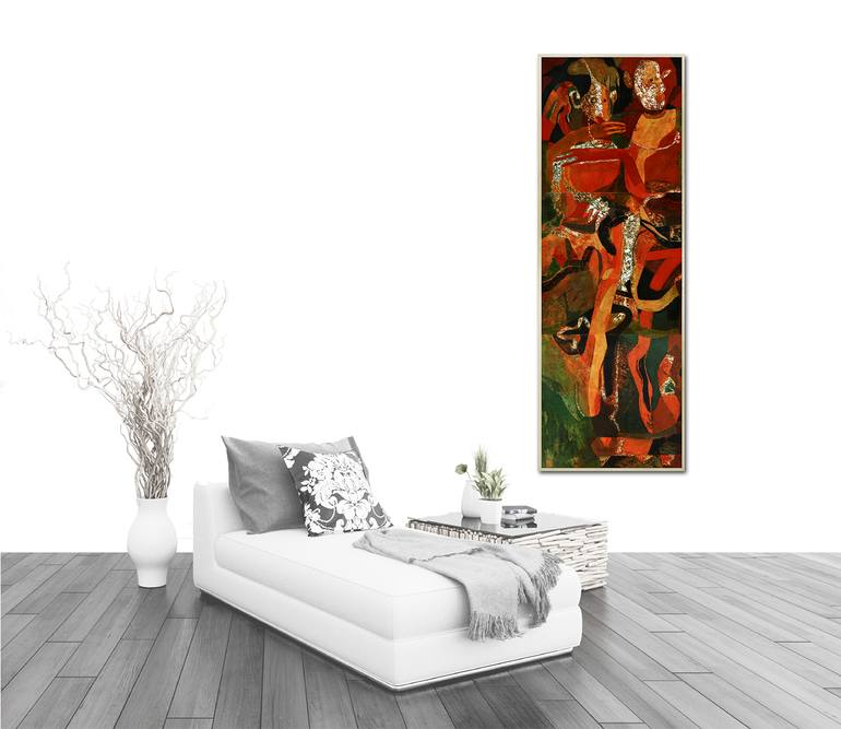 Original Abstract Expressionism Nature Painting by Viet Hung Vu