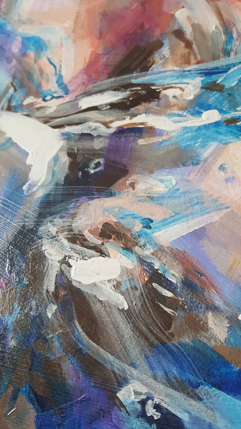 Original Figurative Nude Painting by Gabriela Holcer