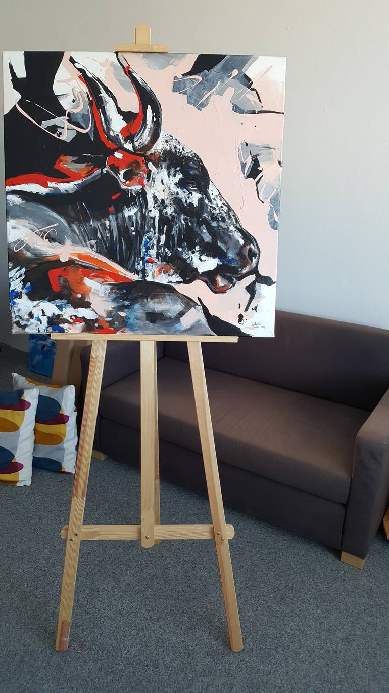 Original Fine Art Animal Painting by Gabriela Holcer