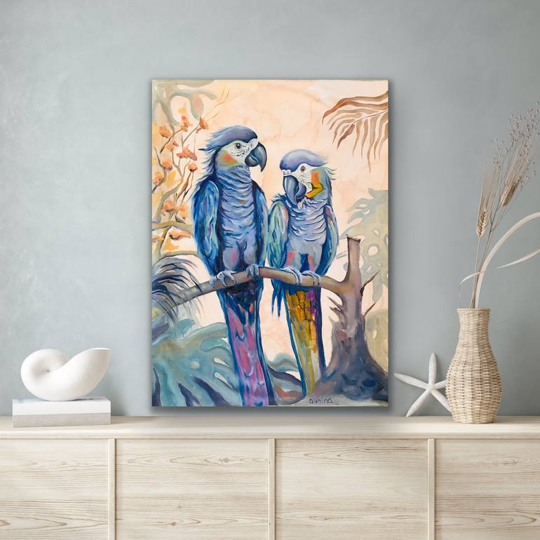 Original Contemporary Animal Painting by Olga Volna