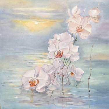Original Impressionism Floral Paintings by Olga Volna
