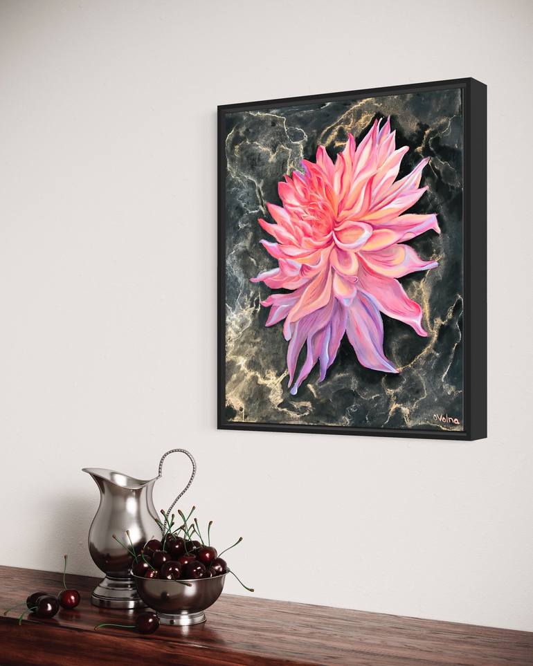 Original Floral Painting by Olga Volna