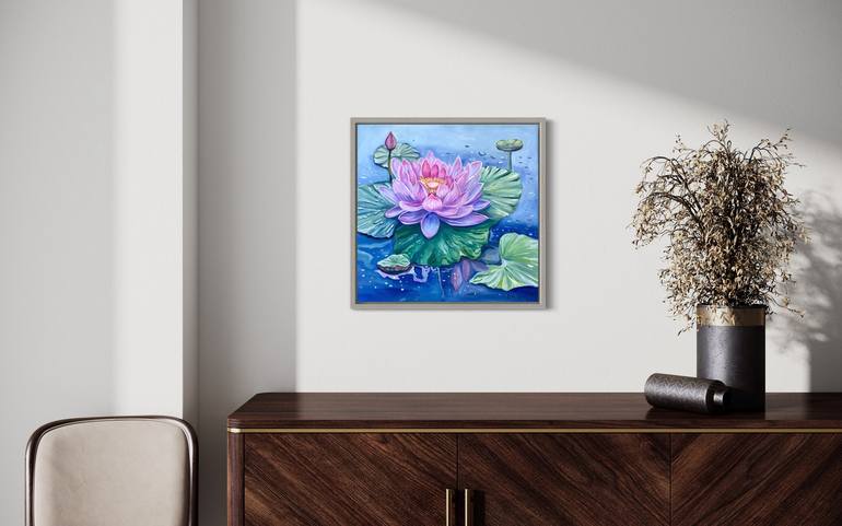 Original Floral Painting by Olga Volna