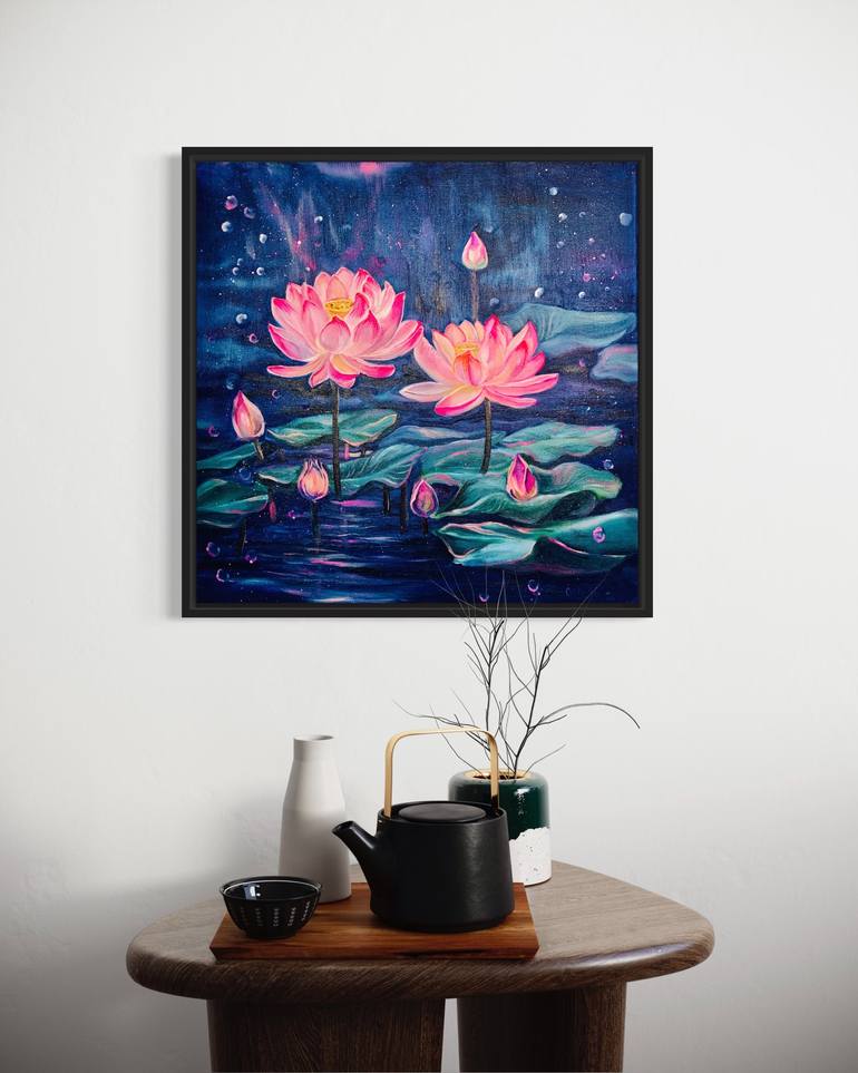 Original Floral Painting by Olga Volna