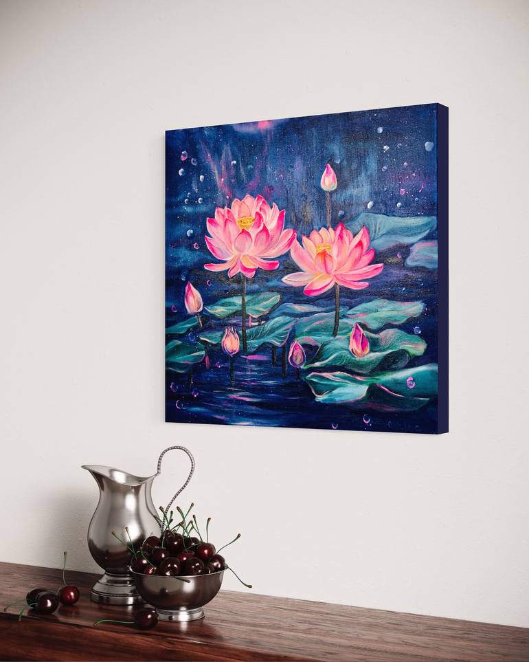 Original Floral Painting by Olga Volna