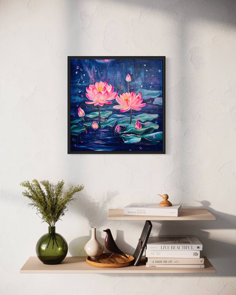 Original Floral Painting by Olga Volna