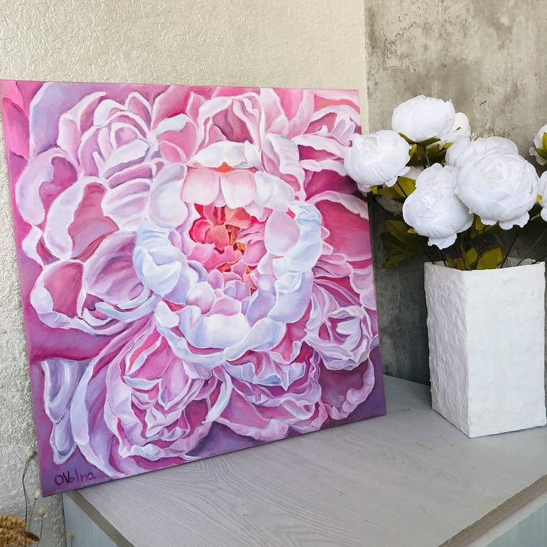 Original Floral Painting by Olga Volna