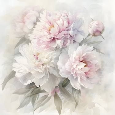 Print of Floral Digital by Olga Volna