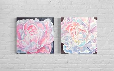 Original Fine Art Floral Paintings by Olga Volna