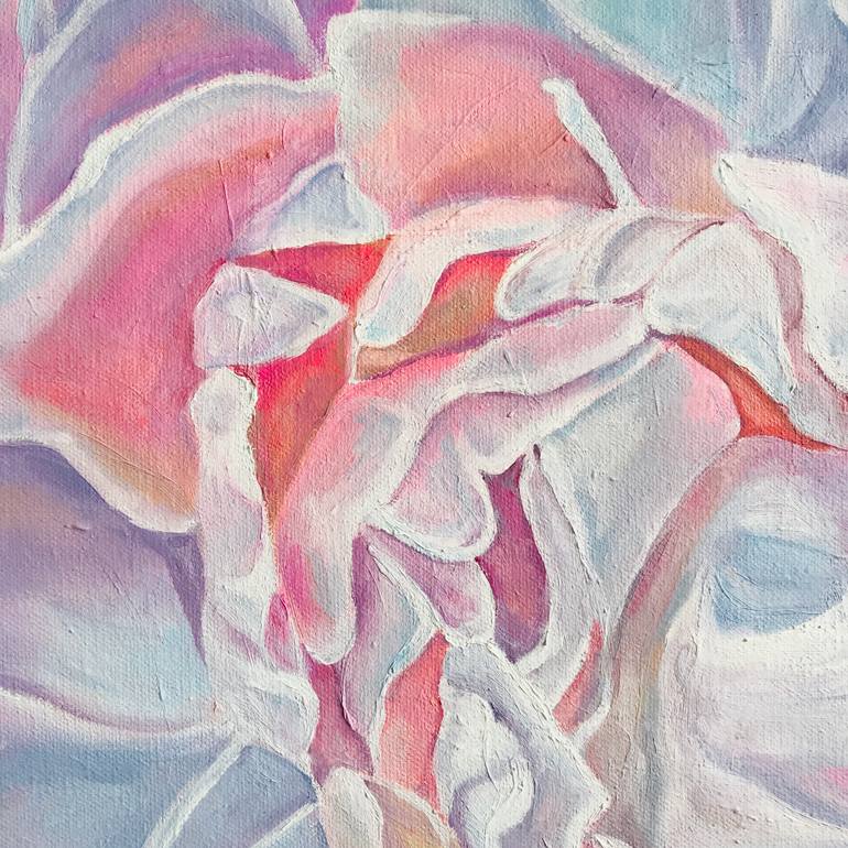 Original Expressionism Floral Painting by Olga Volna