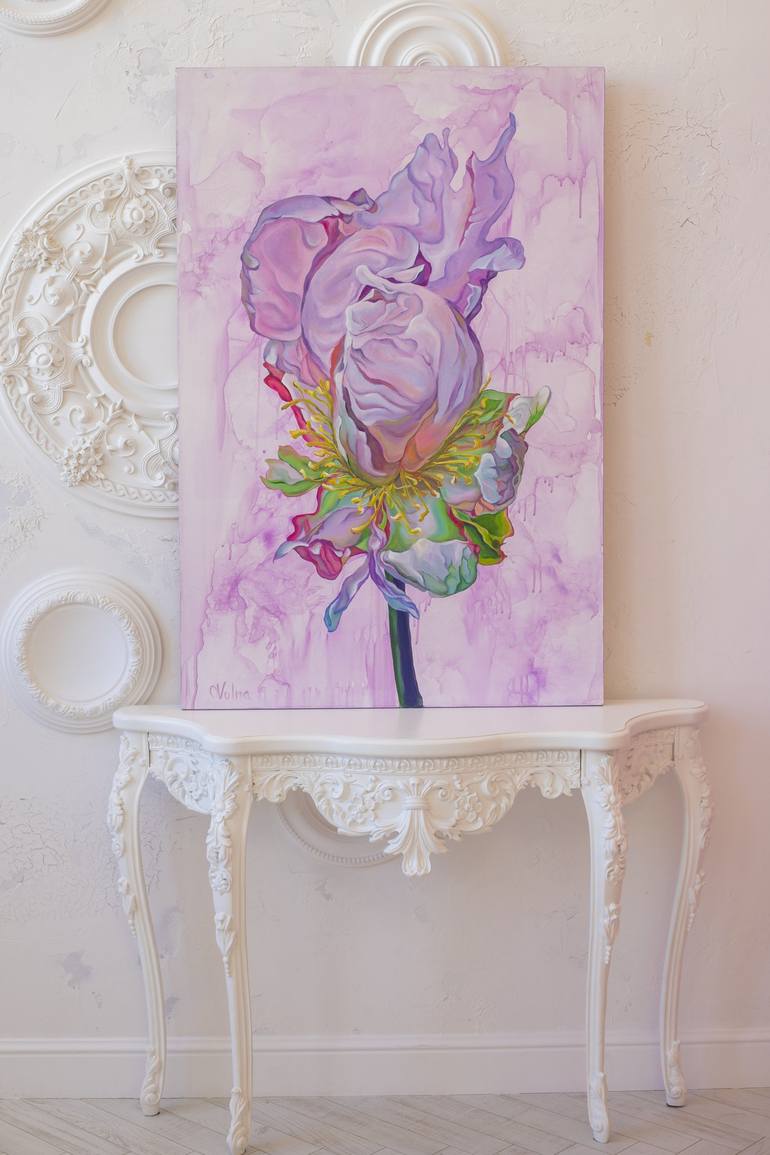 Original Realism Floral Painting by Olga Volna