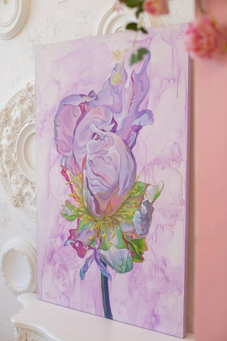 Original Realism Floral Painting by Olga Volna