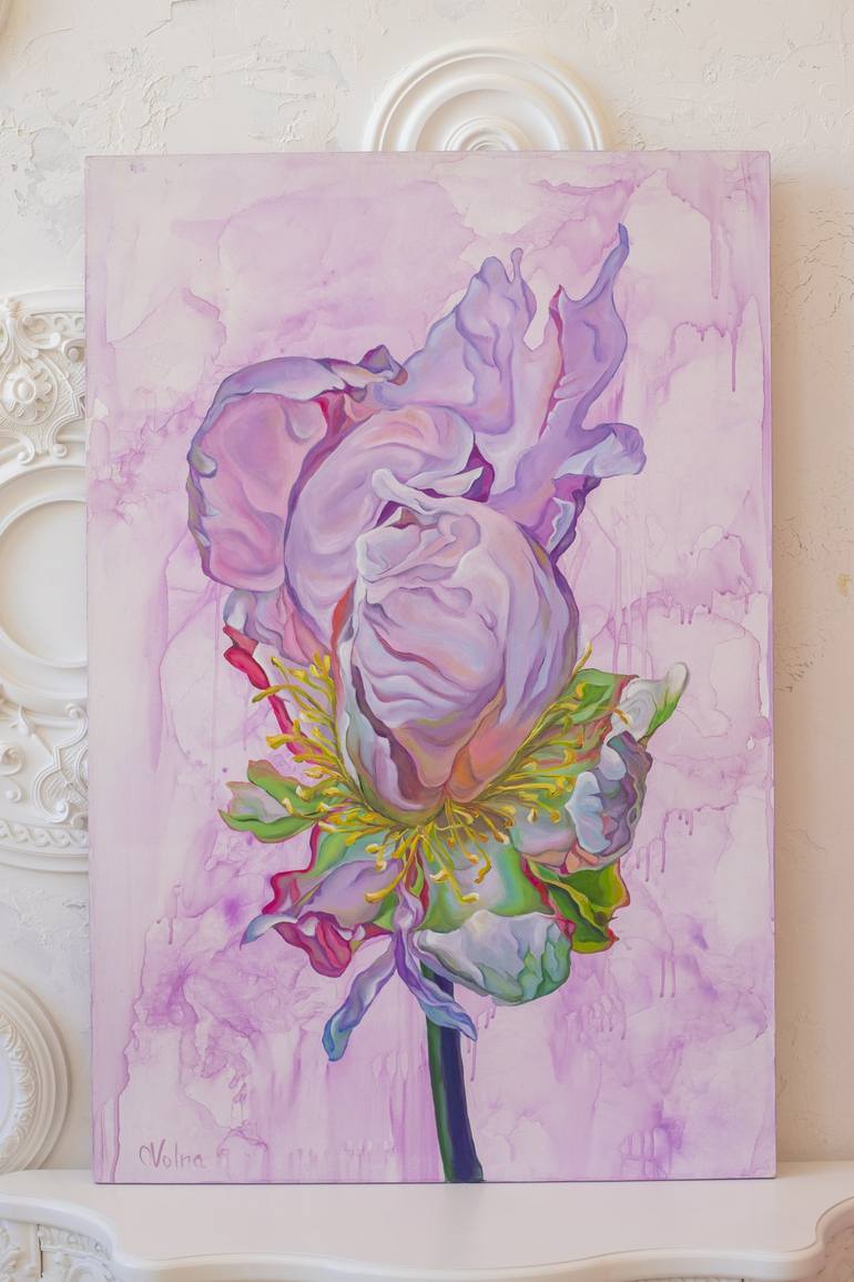 Original Floral Painting by Olga Volna