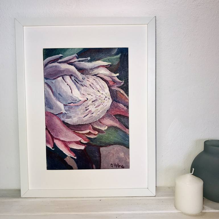 Original Floral Painting by Olga Volna