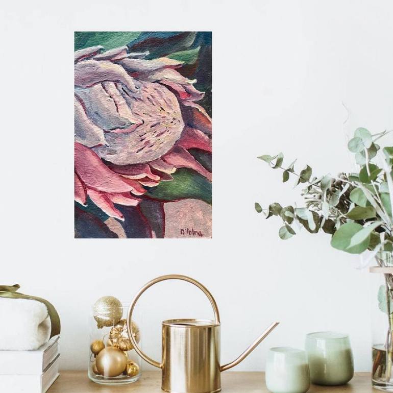 Original Floral Painting by Olga Volna