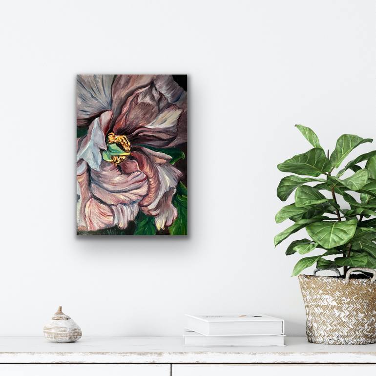 Original Impressionism Floral Painting by Olga Volna