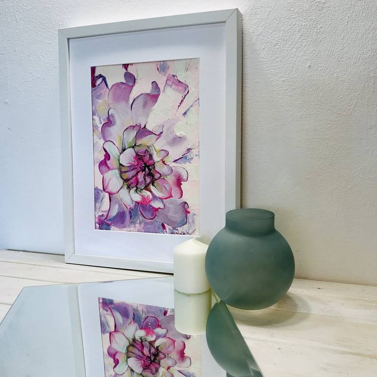 Original Floral Painting by Olga Volna