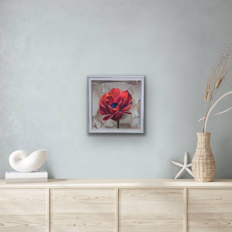 Original Floral Painting by Olga Volna