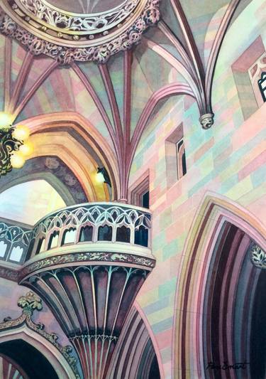 Original Architecture Paintings by Pam Smart