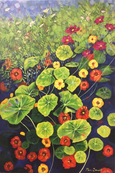 Original Floral Paintings by Pam Smart