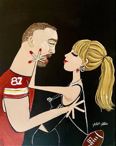 Original Contemporary Love Paintings by juliet gilden