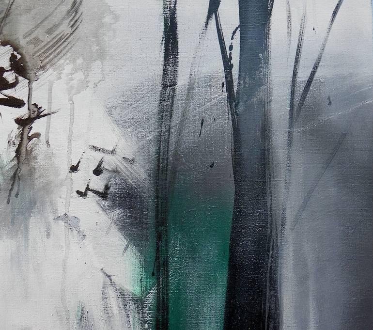 Original Abstract Expressionism People Painting by Gabriel Gebka