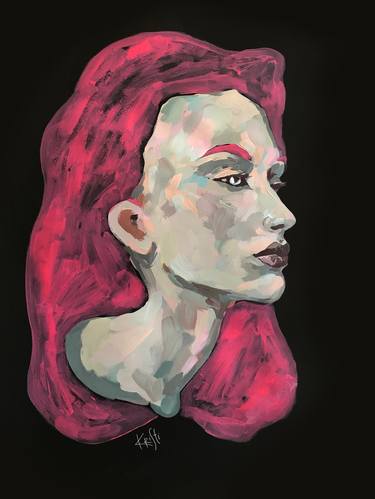 Print of Portrait Paintings by Kristi Goshovska