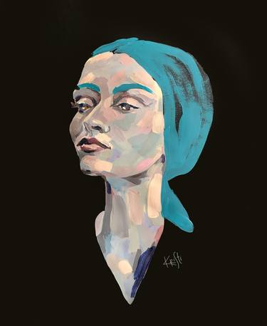 Print of Figurative Portrait Paintings by Kristi Goshovska