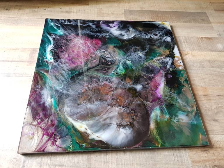 Original Abstract Painting by Wolfgang Stejskal