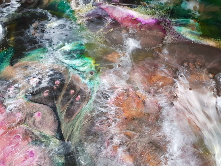 Original Abstract Painting by Wolfgang Stejskal