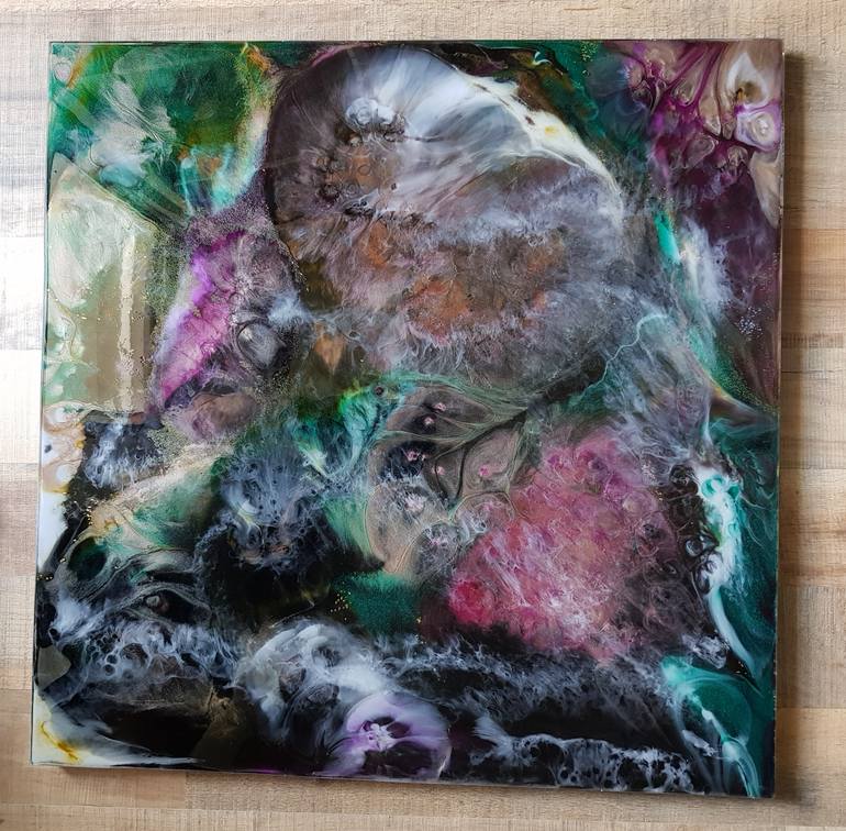 Original Abstract Painting by Wolfgang Stejskal